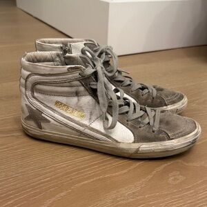 Golden Goose Slide High Top Sneakers - Size 39